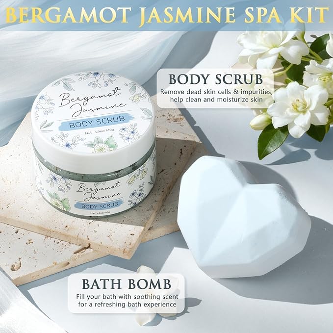 Mothers Day Birthday Gifts for Women Self Care Package Get Well Soon Gift Baskets, Thinking of You Sympathy Spa Gift Set w/ Crochet Flower Bouquet, Unique Gifts for Women Mom Sister Grandma Friends