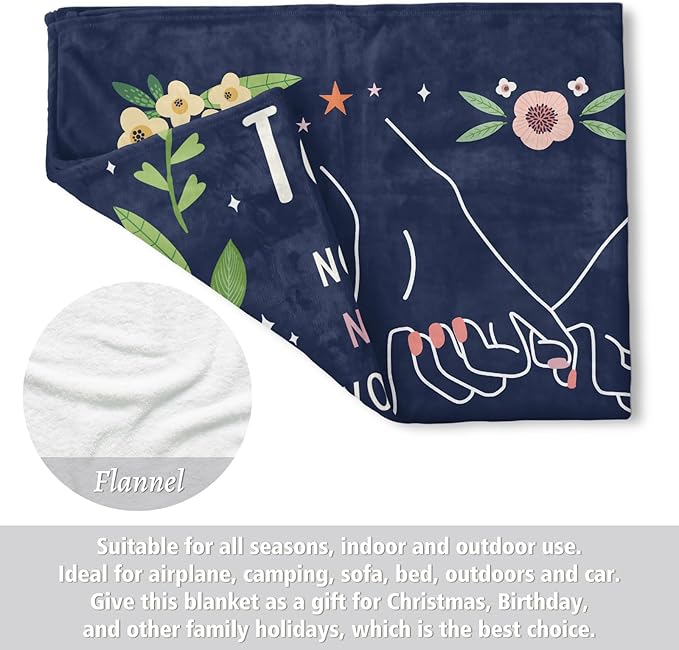 GiltGlimmer Friendship Gifts for Women Mothers Day, Best Friend Birthday Gifts for Women, Best Friend Blanket Gift, to My Bestie Throw Blanket for Christmas 60" x 50"