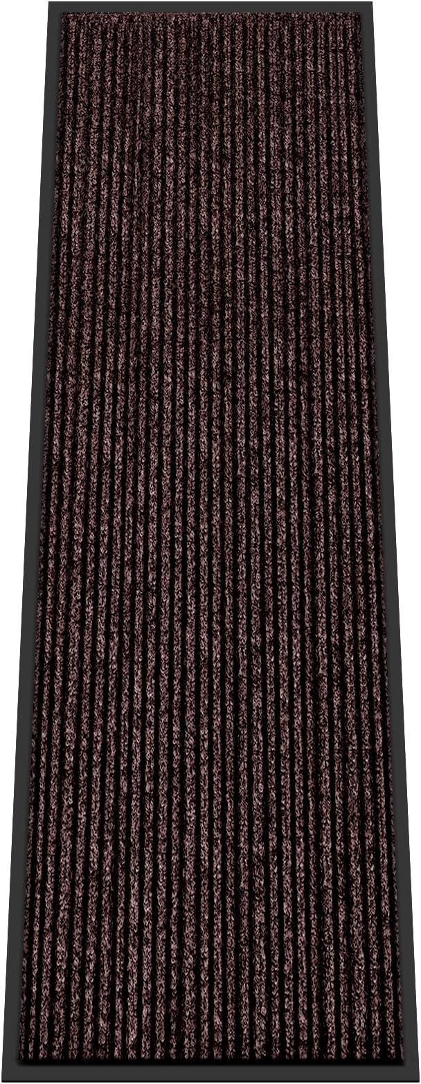 Azadx 3'x10' Indoor Outdoor Door Mat Heavy Duty Front Door Mat Ultra Absorbent Muddy Dirt Resist Welcome Door Mats Non-Slip Backing Entrance Mat for Home Commercial Outdoor Entrance Floor Mat by Azadx