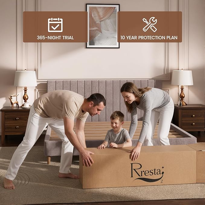 Queen Mattress 14 Inch, Extra Firm Orthopedic Hybrid Mattresses in a Box for Spinal Alignment & Back Pain Relief, Motion Isolation, CertiPUR-US & Fiberglass-Free, 365-Night Trial