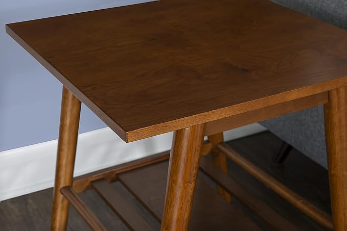 Linon Mid Century Walnut Melissa Coffee Table
