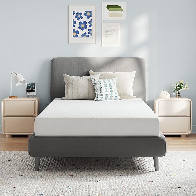 Avenco Twin Mattress, 5 Inch Twin Size Mattress for Kids, Gel Memory Foam Mattresses for Cooling Night Sleep & Pressure Relief, Colchones Fiberglass Free CertiPUR-US Certified