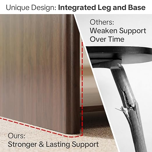 Fluted Lift Top Coffee Table for Living Room, Small Coffee Table with Storage Hydraulic Lift Large Capacity, Sturdy Legs Safe Round Corner, Easy Assembly for Small Spaces, Horizontal Grain-Brown