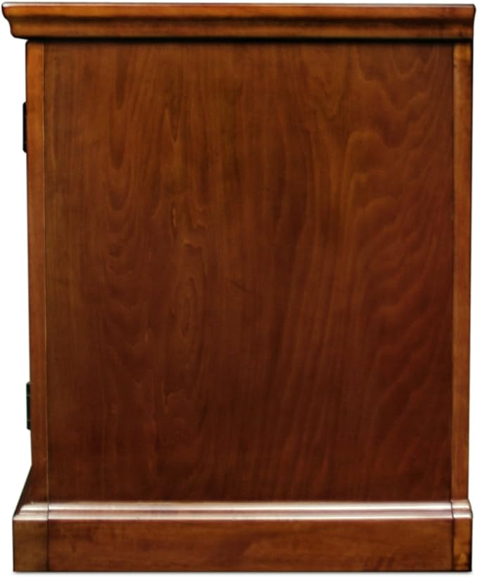 Leick Home 87360 TV Stand with Enclosed Storage For 65" TV's, Westwood Brown Cherry - Image 3