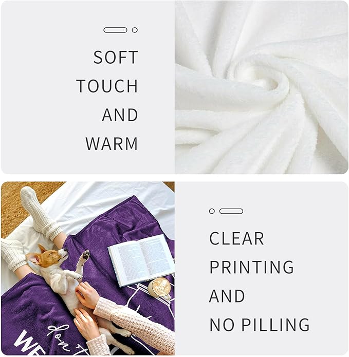 Get Well Gifts for Women, Get Well Soon Gifts for Women After Surgery, Feel Better/Recovery After Surgery Gift for Woman/Teenage Girl Throw Blanket 60" x 50"