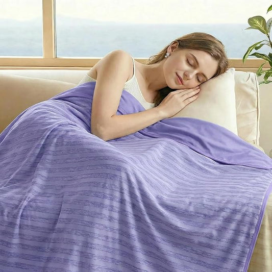 Guohaoi Cooling Blanket (90"x90"Queen Size) for Hot Sleepers and Night Sweats,100% Oeko-Tex Certified,Arc-Chill Q-Max >0.5 Cool Fiber,Ultra Cold Breathable,Comfortable,All-Season.