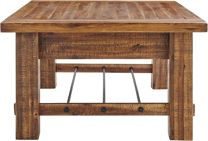 Alaterre Furniture Durango 48L Industrial Wood offee Table