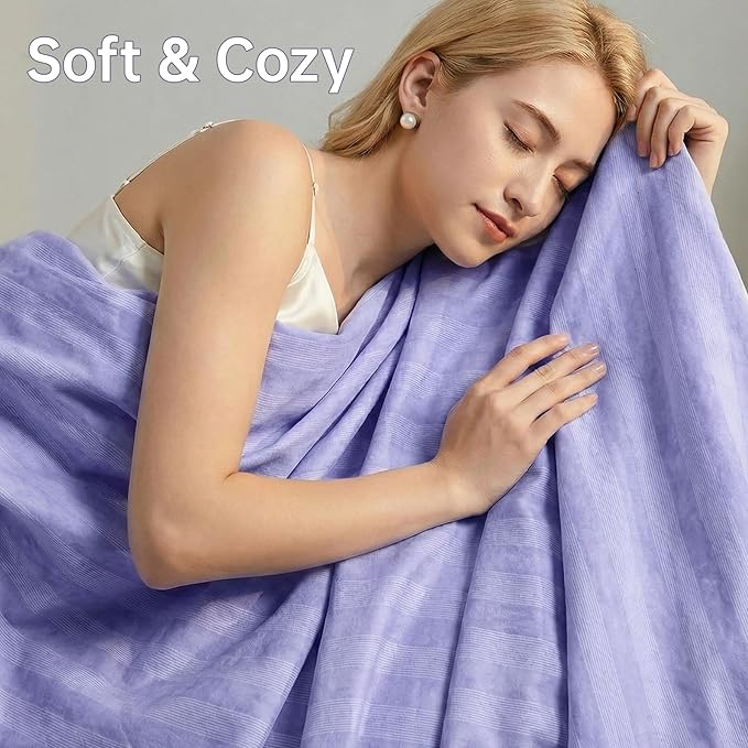 Guohaoi Cooling Blanket (90"x108"King Size) for Hot Sleepers,Absorbs Heat to Keep Body Cool for Night Sweats,100% Oeko-Tex Certified Cool Fiber,Breathable,Comfortable,All-Season.