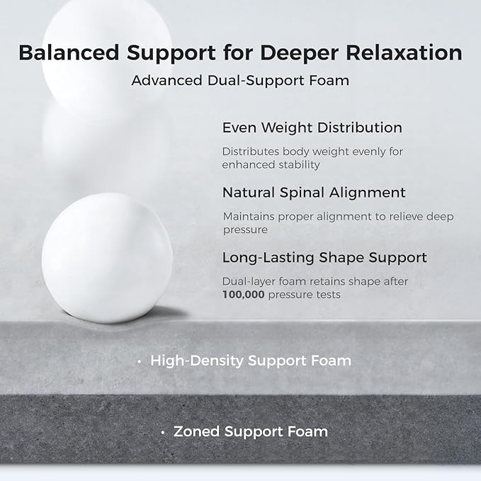 Sweetnight CoolNest 12 Inch Queen Mattress, Hybrid Queen Size Mattresses with DuoSense Pillow Top & Memory Foam for Feels up to 8° Cooler, Medium Firm Mattress Pressure Relief CertiPUR-US Certified