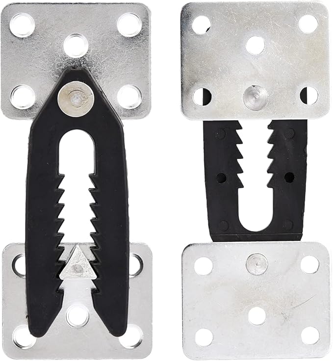 Sectional Couch Connector, 2 X Metal Sofa Joint Alligator Style Sectional Couch Connector