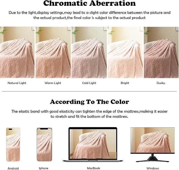 NEWCOSPLAY Super Soft Throw Blanket Dusty Pink Love Premium Silky Flannel Fleece 3D Heart Checkered Lightweight Bed Blanket All Season Use (Dusty Pink Love, Throw(50"x70"))