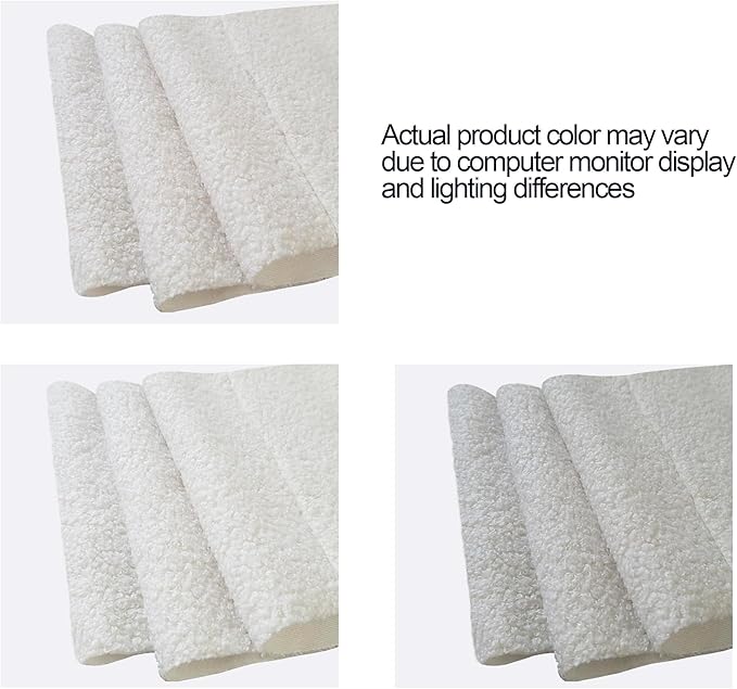 GDFStudio Twin Size Upholstered Daybed, Futon Sofa Bed Ribbed Tufted Backrest Lavish Modern Design, Couch Bed Frame for Bedroom Living Room Guest Room Apartment,Ivory Boucle
