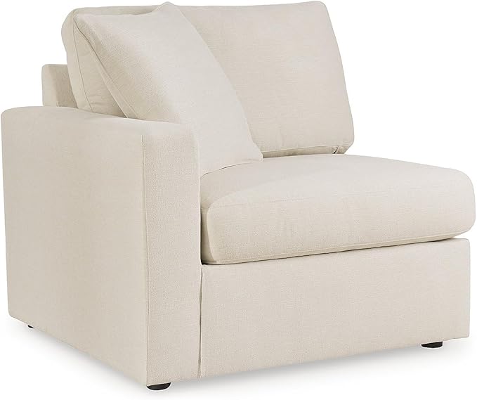 Signature Design by Ashley Modmax Coastal Modular Stain Resistant 4-Piece Sofa with Reversible Cushions and 2 Accent Pillows, Beige