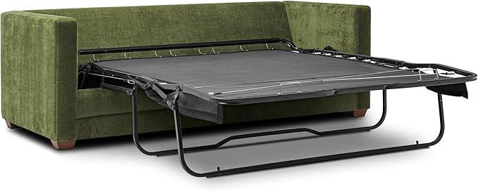 Poly & BARK Napa 82" Pull-Out Sofa Bed – Upholstered Sleeper Sofa with Storage Console and Hidden Mattress – Stylish Sofa Bed for Guest Rooms, Apartments, Living Rooms and More
