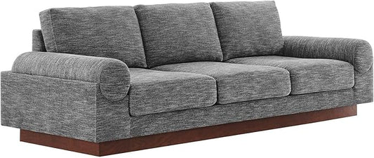 Modway EEI-6401-GRY Oasis Upholstered Fabric Sofa, Gray
