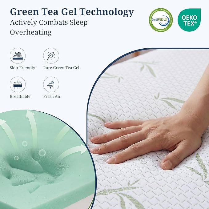 IULULU Queen Mattress - 12 Inch Memory Foam Mattress for Pressure Relief - Medium Plush, CertiPUR-US Certified Bed Mattress in Box