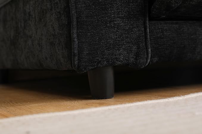 ERYE Foldable Loveseat Sofa Convertible Pull Out Sleeper Sofabed,2 Seat Tufted Upholstered Sofa Modern Convertible Sleeper Couch Bed with Cupholders and Side Pockets