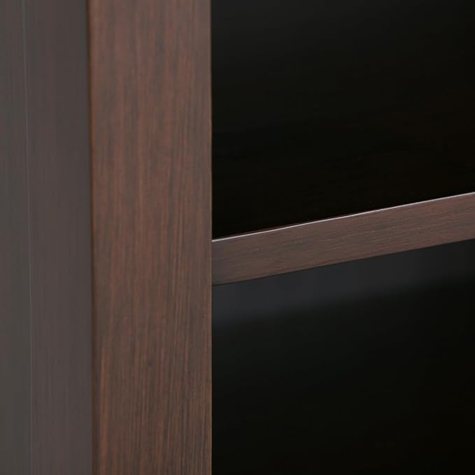 SIMPLIHOME Artisan Bedside Table - 24 inch Wide Solid Wood Nightstand Table in Russet Brown, Transitional Bedroom Side or End Table with 1 Drawer and Open Shelf Storage - Image 11