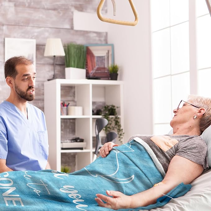 Get Well Gifts for Men, Get Well Gifts for Women After Surgery, Gift for Recovery After Surgery, Get Well Soon/Feel Better Gifts for Women, Get Well Gifts Throw Blanket 60" x 50"
