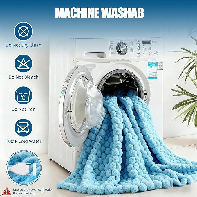 Eastsora Heated Blanket Flannel Throw Blanket, 50"X 60" Electric Heating Blanket with ETL & FCC & 12 Heating Levels & Auto Shut Off，Machine Washable (Blue, Single - 50" x 60")