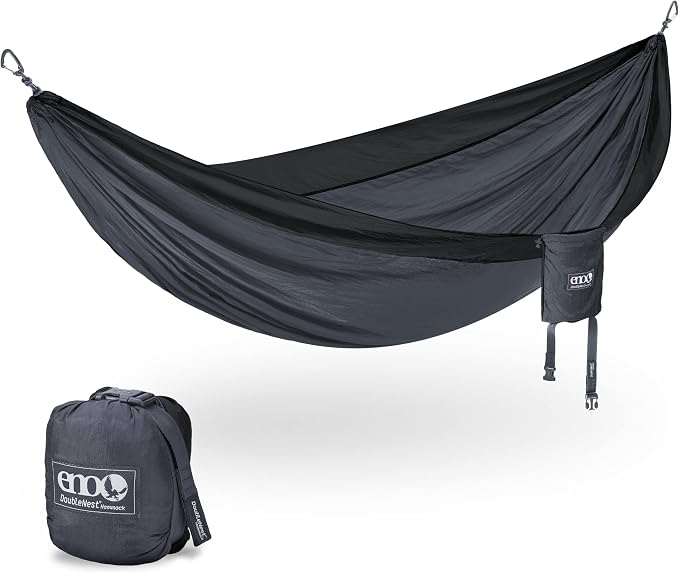ENO, Eagles Nest Outfitters DoubleNest Lightweight Camping Hammock, 1 to 2 Person, Special Edition Colors, ATC by EaglesNestOutfitters