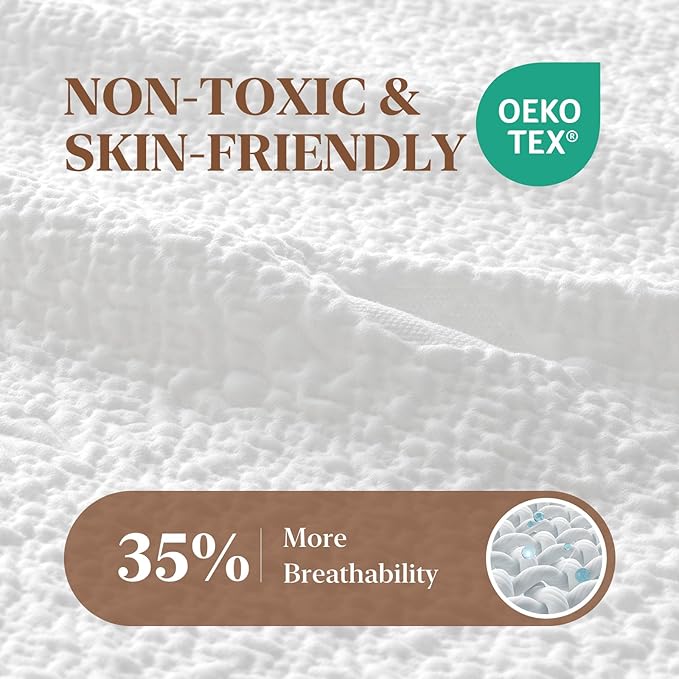 King Mattress 12 Inch, Extra Firm Orthopedic Hybrid Mattresses in a Box for Spinal Alignment & Back Pain Relief, Motion Isolation, CertiPUR-US & Fiberglass-Free, 365-Night Trial