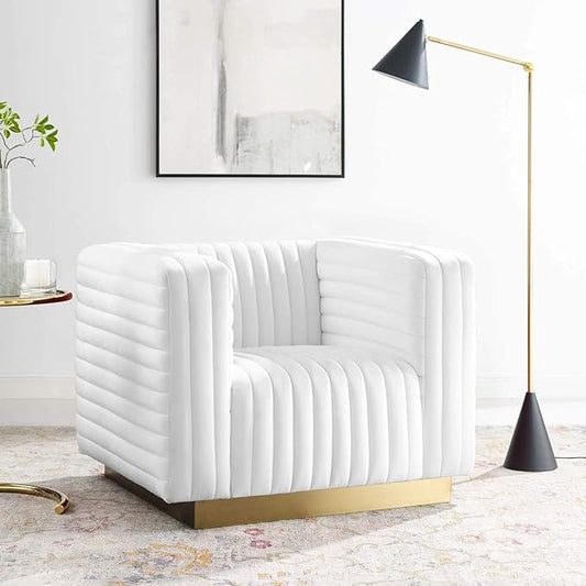 Modway Charisma chairs, White