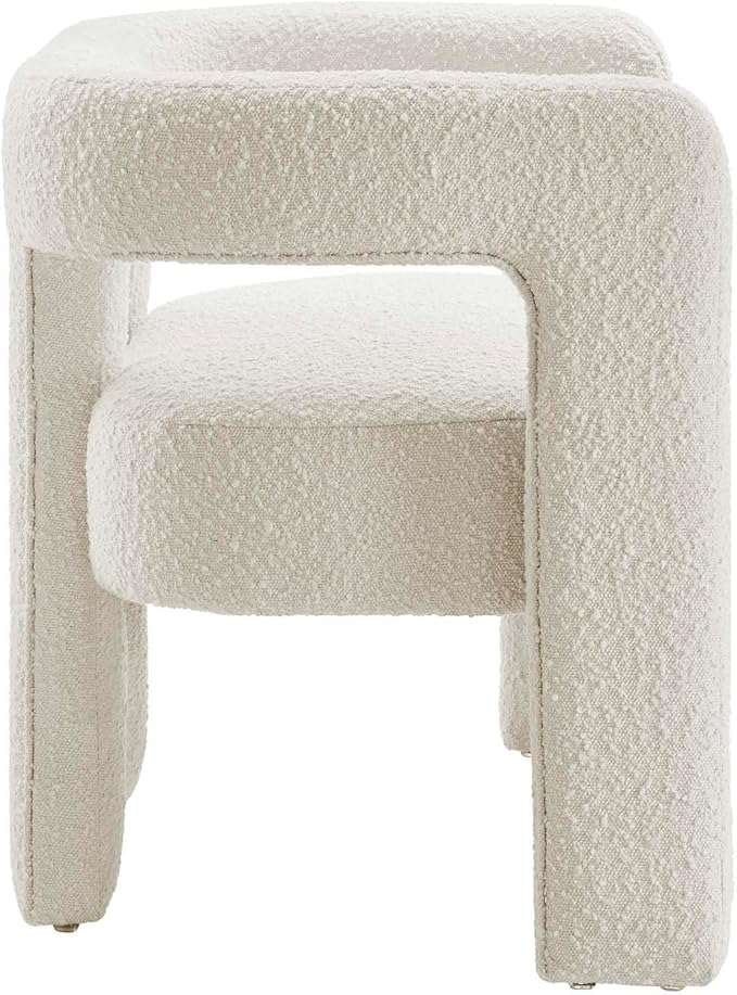 Modway EEI-6477-IVO Kayla Boucle Upholstered Loveseat, Ivory
