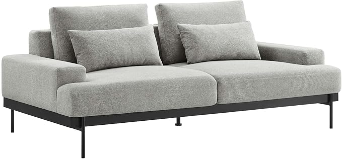 Modway EEI-6214-LGR Proximity Upholstered Fabric Sofa, Light Gray
