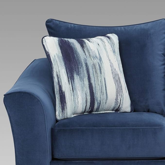 Roundhill Furniture Camero Fabric Pillowback Loveseat