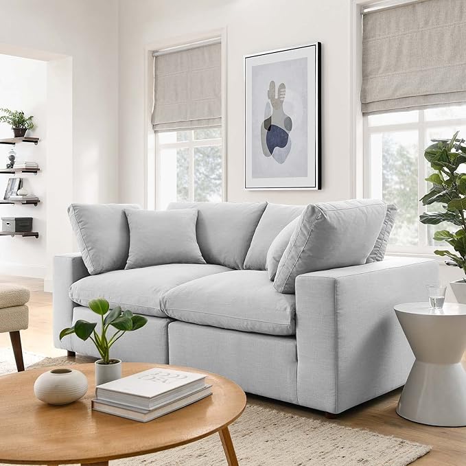 Modway Commix Down-Filled Overstuffed Upholstered Loveseat