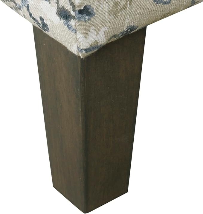 HomePop Large Decorative Storage Bench - Antiqued Blue - Image 9