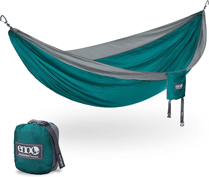 ENO, Eagles Nest Outfitters DoubleNest Lightweight Camping Hammock, 1 to 2 Person, Special Edition Colors, ATC by EaglesNestOutfitters