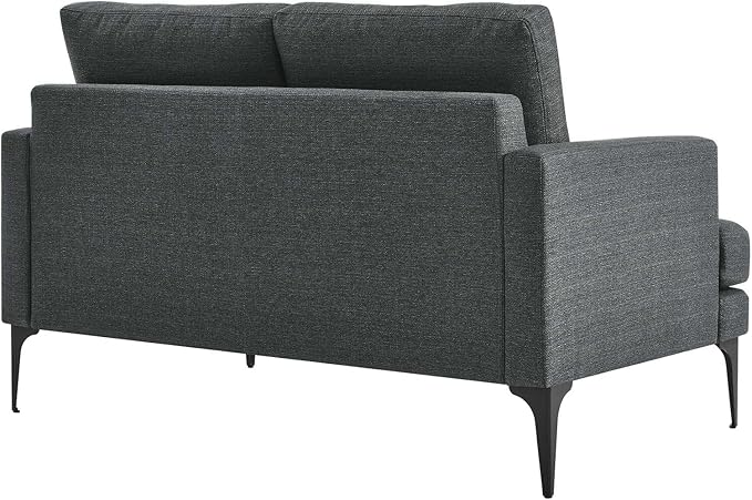 Modway EEI-6006-DOR Evermore Upholstered Fabric Loveseat, Gray