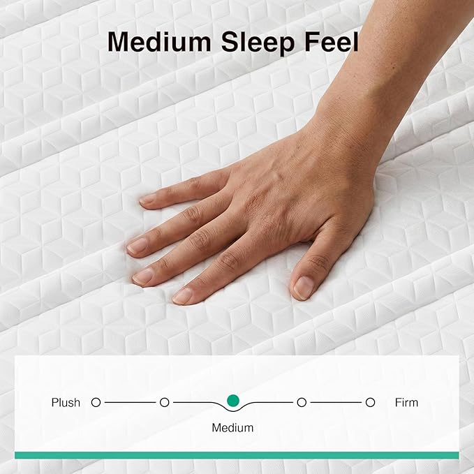 Novilla 12 Inch Queen Mattress, Cooling Queen Hybrid Mattress with Upgraded Individual Coils & Gel Memory Foam, Enhanced Support, Reinforced Edge, Motion Isolation, Pressure Relief, CertiPUR-US