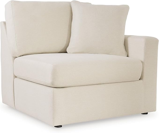 Signature Design by Ashley Modern Modmax Stain Resistant 5-Piece Sectional with Audio System and Reversible Cushion, Beige