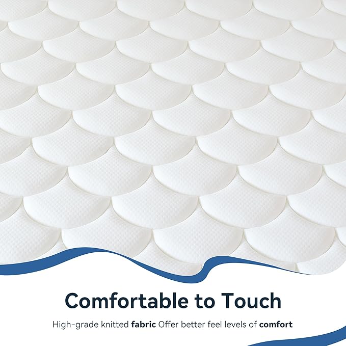 Susalt King Size Mattress in a Box - 12" King Memory Foam Hybrid Mattress, Medium Firm, Fiberglass Free, Edge Support, Motion Isolation, Pressure Relief, CertiPUR-US