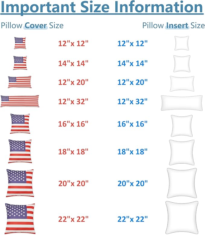 AM AEROMAX 18x18 Inch Memory Foam Pillow Insert, Firm & Fluffy Square Throw Pillow for Couch and Bed, Premium Decorative Stuffer, Heavy Duty & Non-Flattening
