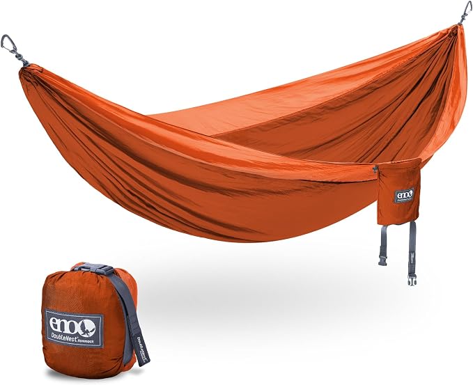 ENO, Eagles Nest Outfitters DoubleNest Lightweight Camping Hammock, 1 to 2 Person, Special Edition Colors, ATC by EaglesNestOutfitters