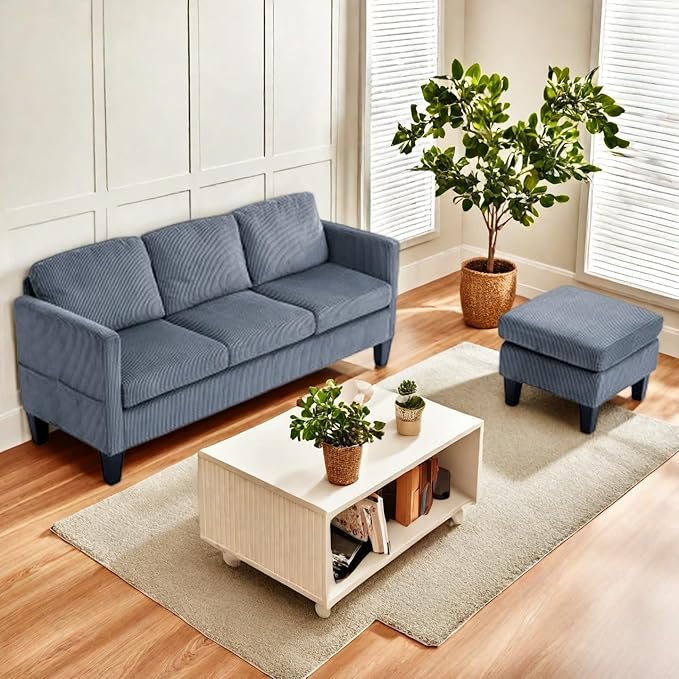 L Shaped Couch, Convertible Sleeper Sofa Bed with Chaise Lounge Storage, Sectional Couches for Living Room, Lounge Sectional Couch for Apartment and Small Spaces, Gray