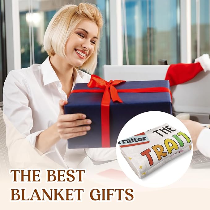 Farewell Gifts for Coworkers, Coworker Leaving Gifts for Women, Men - Traitor Blanket 60" X 50", Goodbye&Going Away Gifts for Coworkers, Work Besties Gift, Leaving Gift for Employee Colleague Boss