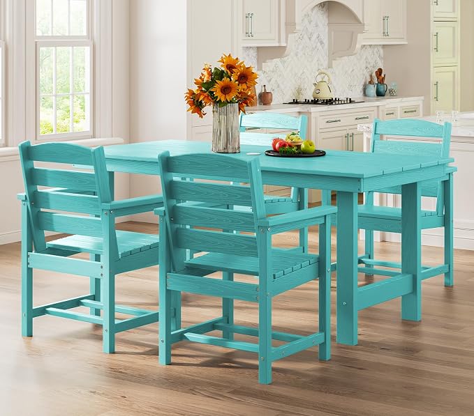 SERWALL Patio Dining Chair Set of 2, Aruba - Image 8