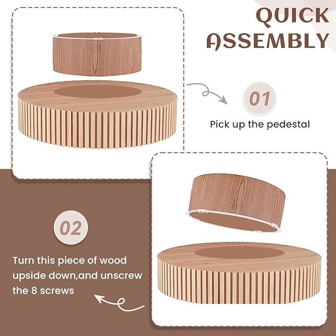 39.37" Round Coffee Table Wood, Modern Unique Oak Circle Coffee Table, Contemporary Drum Wooden Fluted Coffee Table Side Center Table for Living Room,Apartment,Office, Natural Ash