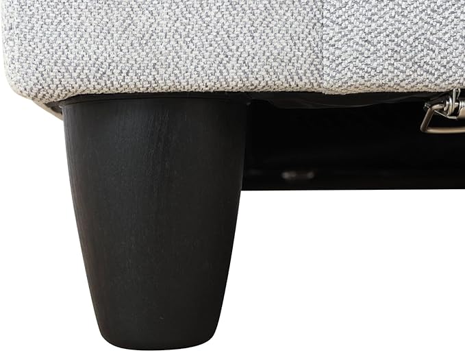 Everest Flannel U Shape Modular Sofa with Ottoman