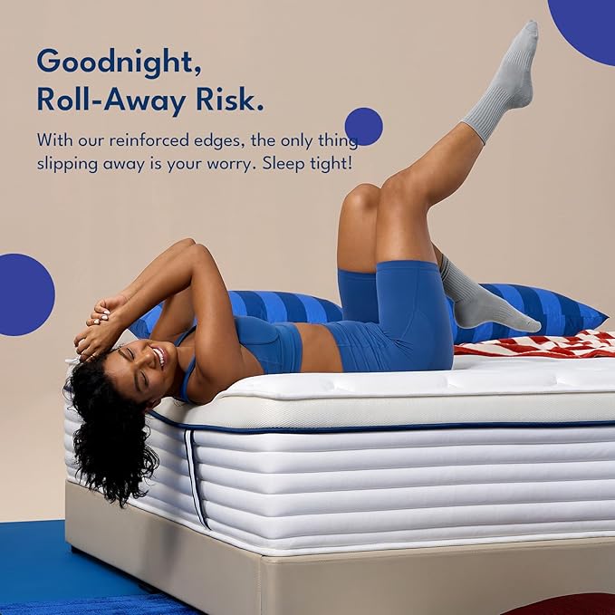 Full Size Mattress 12 Inch with Zoned Support, Medium Feel, Reinforced Edge Coils & Pressure-Relief Foam, Fiberglass-Free, CertiPUR-US Certified (12 Inch, Full (U.S. Standard))