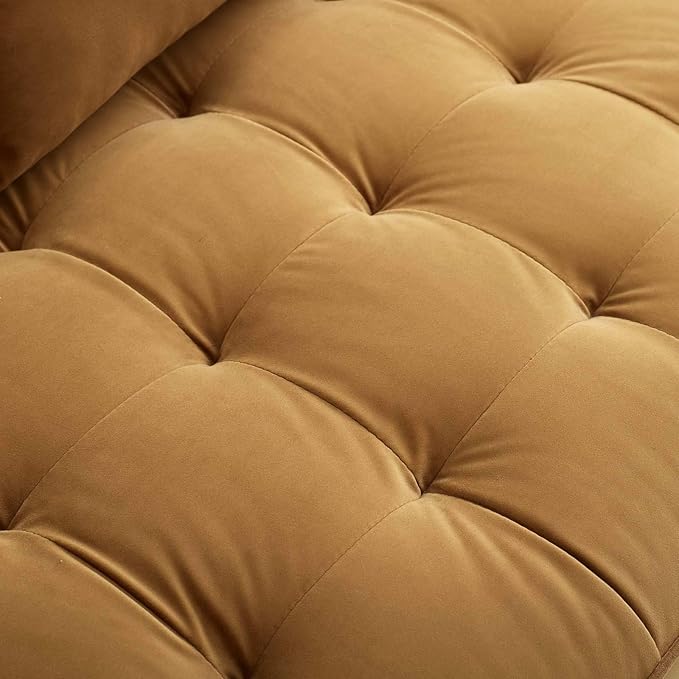 Modway EEI-3764-COG Valour Performance Velvet Sofa, Cognac