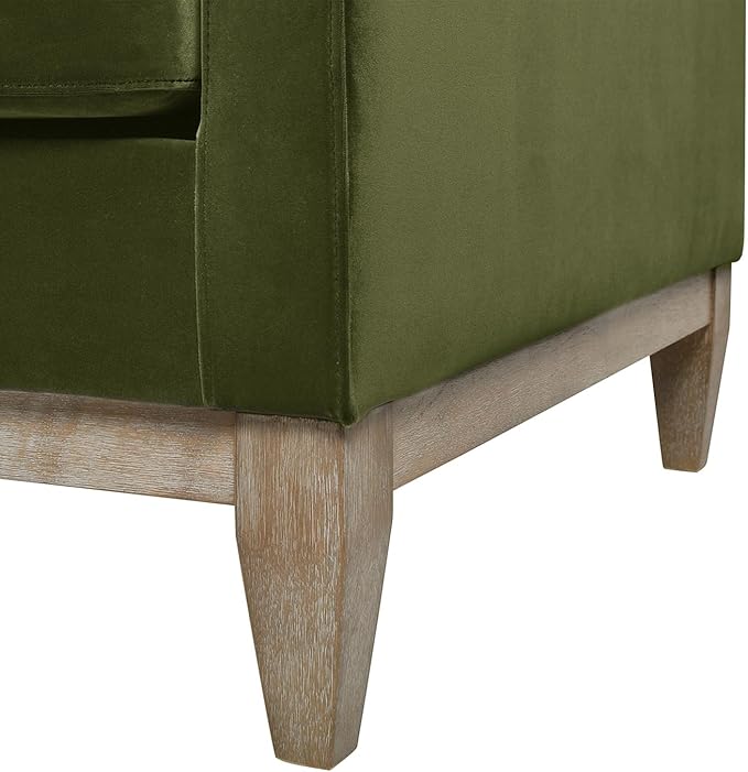 Jennifer Taylor Home Knox 84" Modern Farmhouse Performance Velvet Living Room Sofa Couch