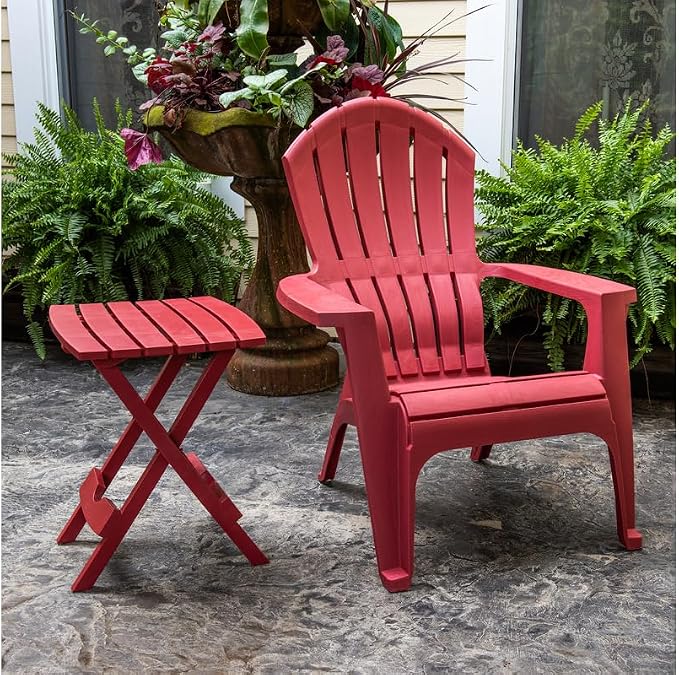 Adams Manufacturing 8510-95-3700 Quick-Fold Side Table, Merlot - Image 2