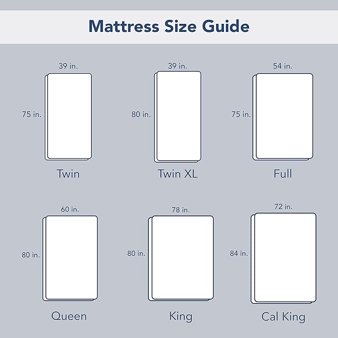 SERTA Down Illusion Soft Hypoallergenic 2 inch Pillowtop Simple Fit Mattress Topper, King, White