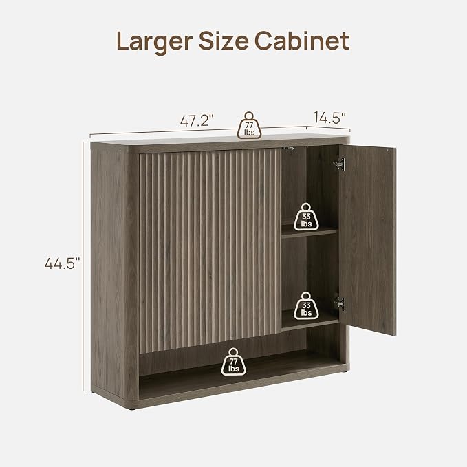 SICOTAS Shoe Cabinet 94.4" Wide Freestanding Hidden Shoe Storage Cabinet with 6 Doors & 8 Adjustable Shelves Tall Modern Shoes Rack Organizer Cabinets Storage for Entryway Hallway Living Room Entrance - Image 2